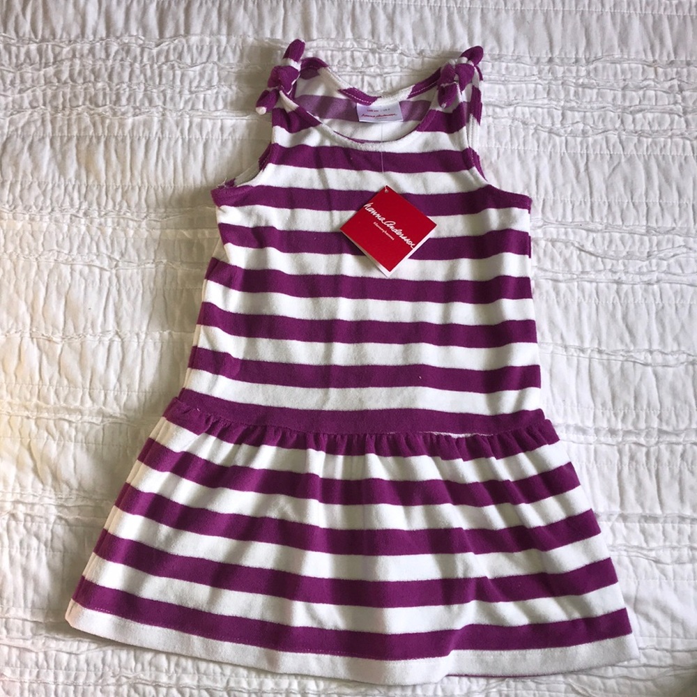 Hanna Anderson girls terry dress